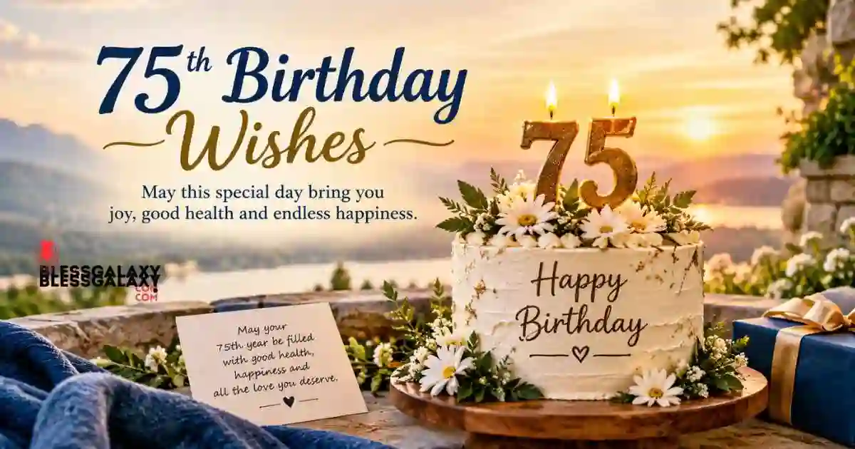 75th Birthday Wishes