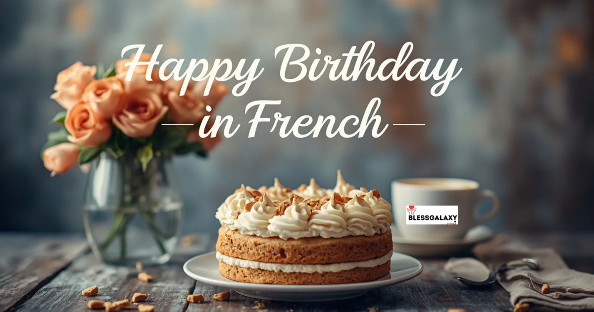 Happy Birthday In French