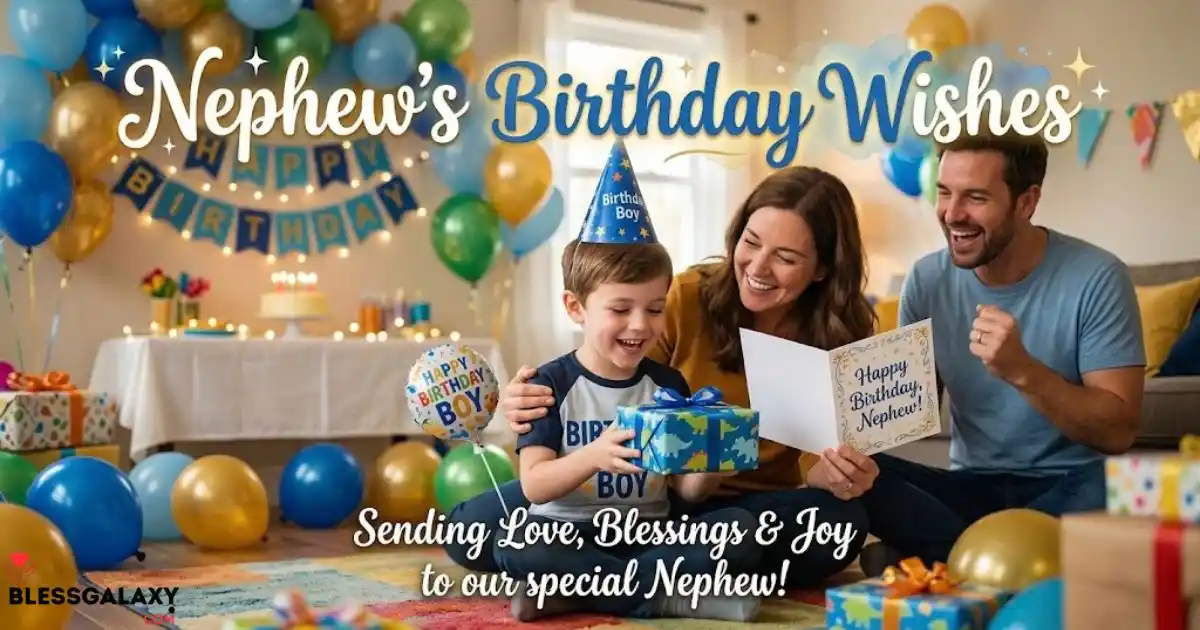 185+ Nephew’s Birthday Wishes, Sweet Loving & Heartwarming!