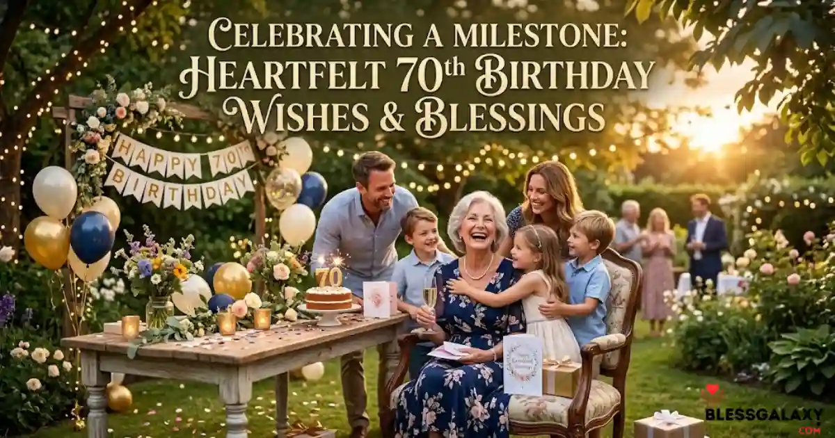 70th Birthday Wishe