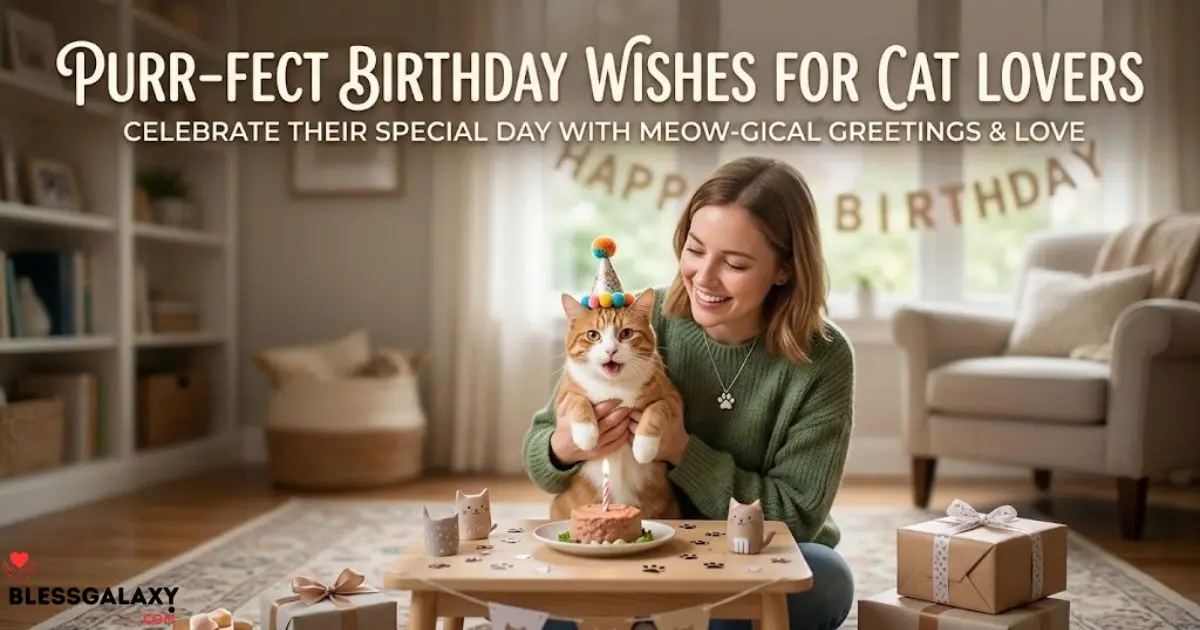 Birthday Wishes For Cat Lover