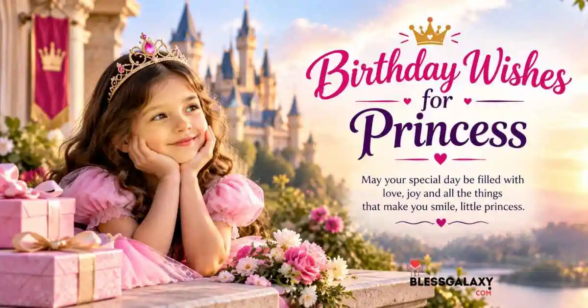 165+ Birthday Wishes For Princess Short Sweet & Heartfelt