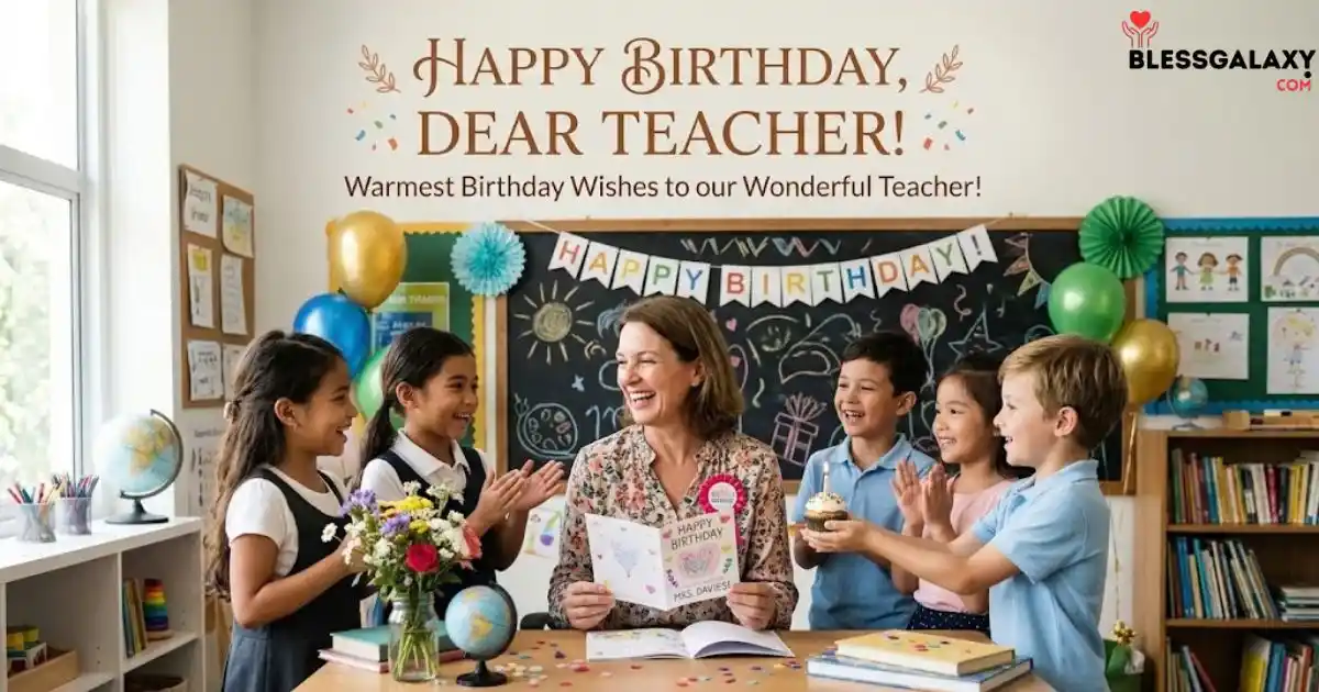 245+ Birthday Wishes For Teacher Heartfelt Messages & Blessings