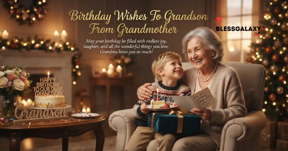 195+ Birthday Wishes To Grandson From Grandmother Messages