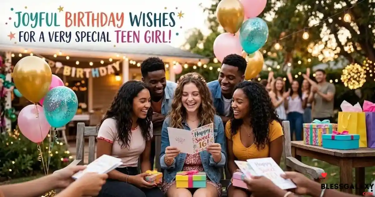 185+Teen Girl Birthday Wishes For A Special Celebration  & Sweet